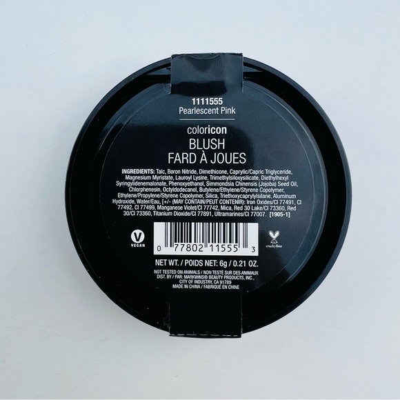 Wet N Wild Pearlescent Pink #1111555 Coloricon Makeup Blush Pressed Powder - Picture 2 of 6